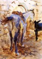 Saddle Horse Palestine John Singer Sargent watercolor